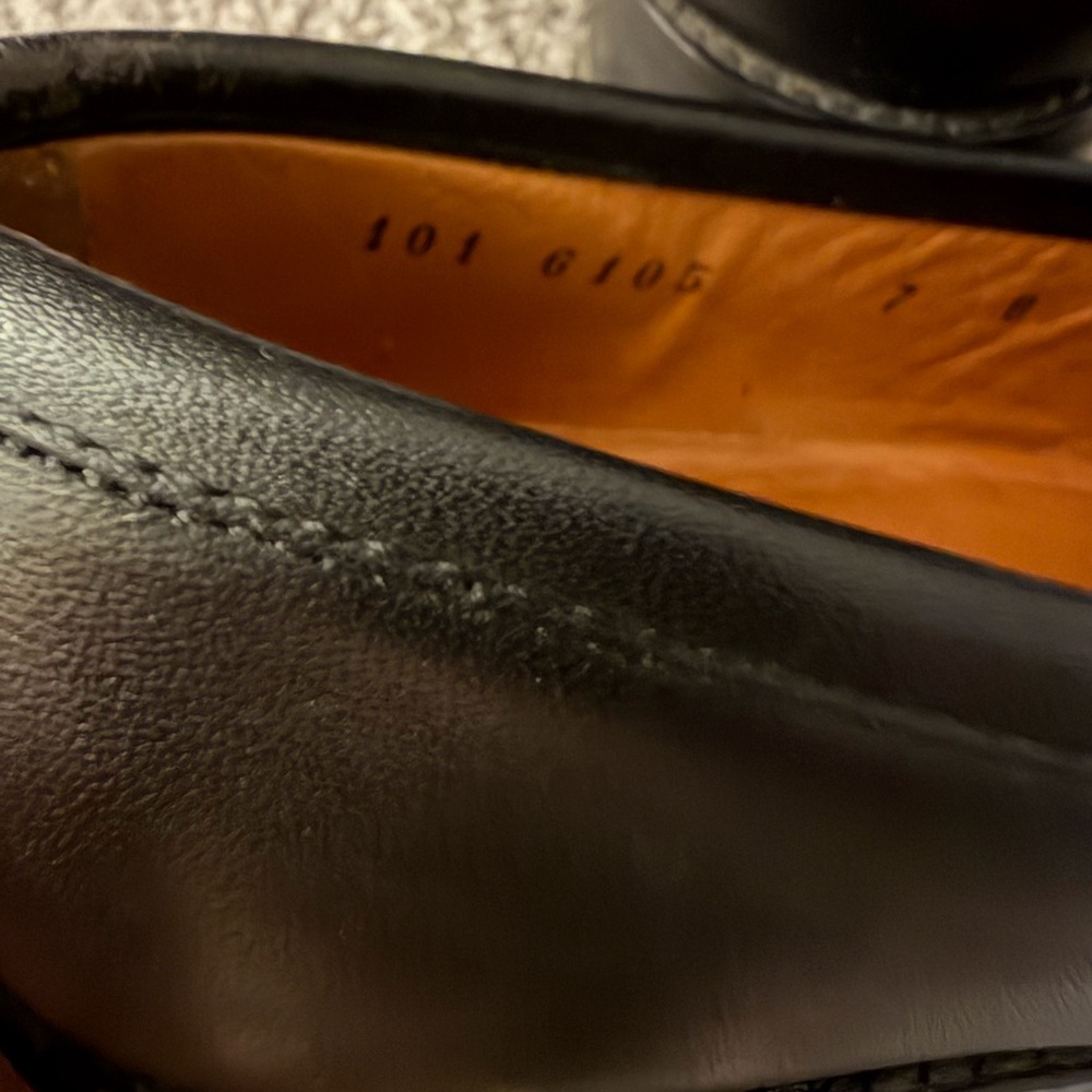 Gucci Black Leather womens Horse-bit Loafers Size 7. CLASSIC - Picture 11 of 13